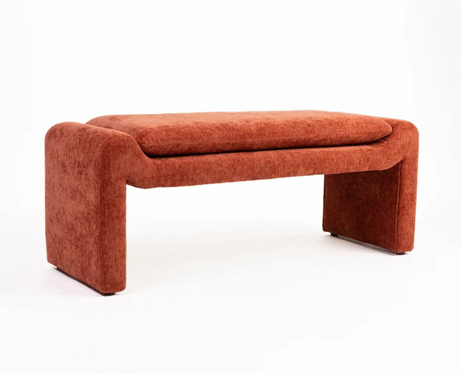 Wembley Cotton Bench Two seater Furniselan Light Brown