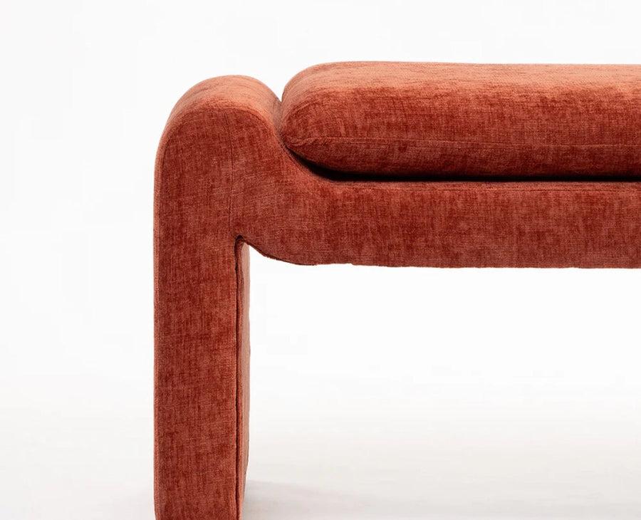 Wembley Cotton Bench Two seater Furniselan Light Brown