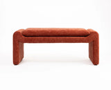 Wembley Cotton Bench Two seater Furniselan Light Brown