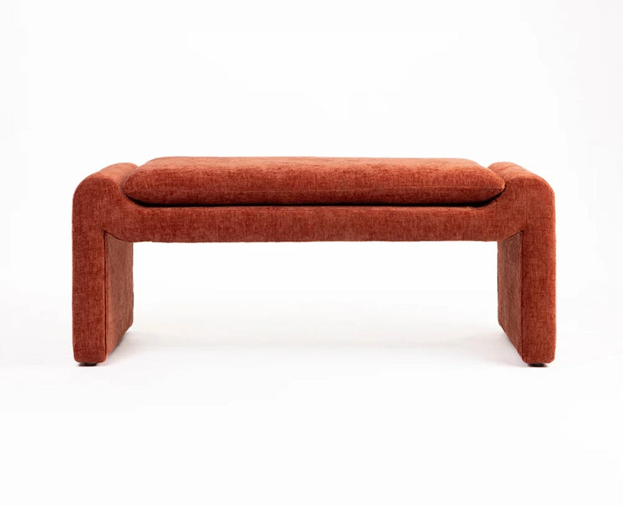 Wembley Cotton Bench Two seater Furniselan Light Brown