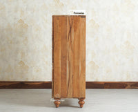 Wilson Solid Wood Five Drawer Chester Furniselan Natural Finish