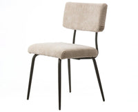 Yucca Yard Yield Dining Chair – Modern Upholstered Dining Chair for Home & Café Beige White