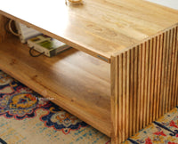 Zurich Premium Wooden Coffee Table Natural Finish