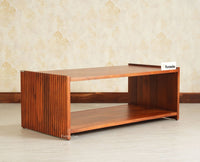 Zurich Premium Wooden Coffee Table Brown Finish