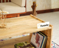 Zurich Premium Wooden Coffee Table Natural Finish