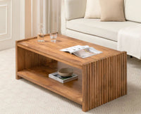 Zurich Premium Wooden Coffee Table Furniselan Natural Oak