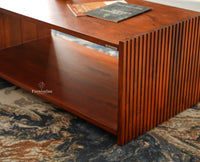 Zurich Premium Wooden Coffee Table Brown Finish