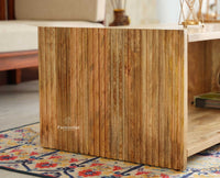 Zurich Premium Wooden Coffee Table Natural Finish
