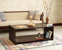 Zurich Premium Wooden Coffee Table Grey Finish