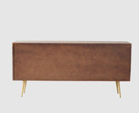 Vienna Solid Wood Three Drawer Two Door Sideboard Furniselan