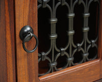 Sweden Sheesham Wood Wall Shelve One Door Furniselan - Maple-Finish
