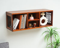 Sweden Solid Wood Wall Shelve Furniselan - Maple-Finish
