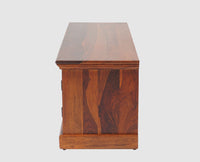 Sweden Solid Wood Two Doors one Drawer TV Cabinet - Furniselan - Maple-Finish
