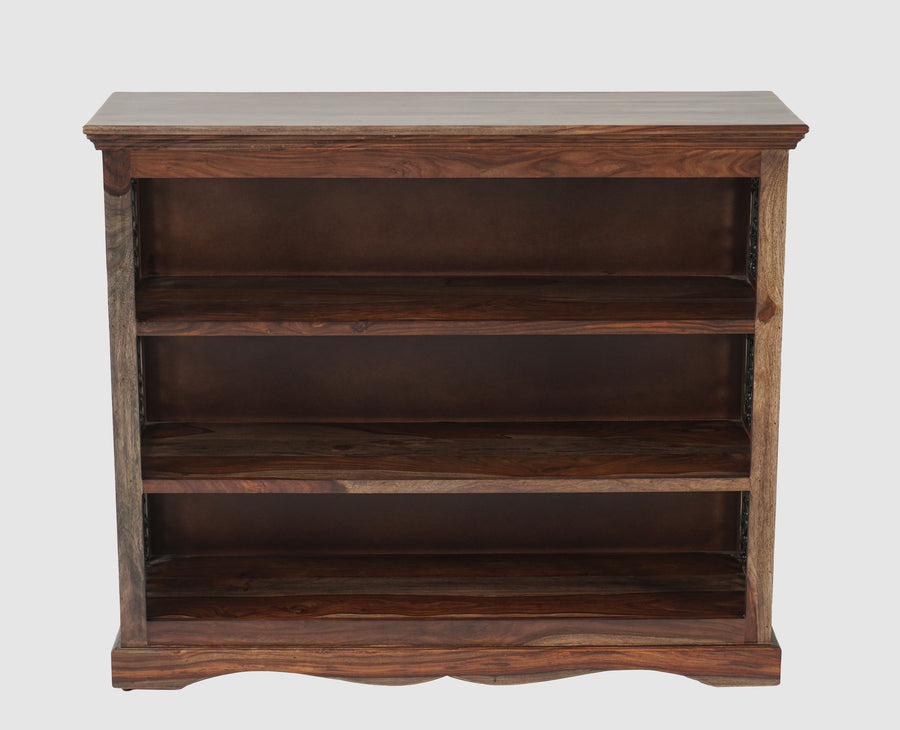 Sweden Solid Wood Single Door Bookshelve Furniselan - Grey-Finish
