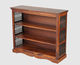 Sweden Sheesham Wood Open Bookshelve - Furniselan - Maple-Finish