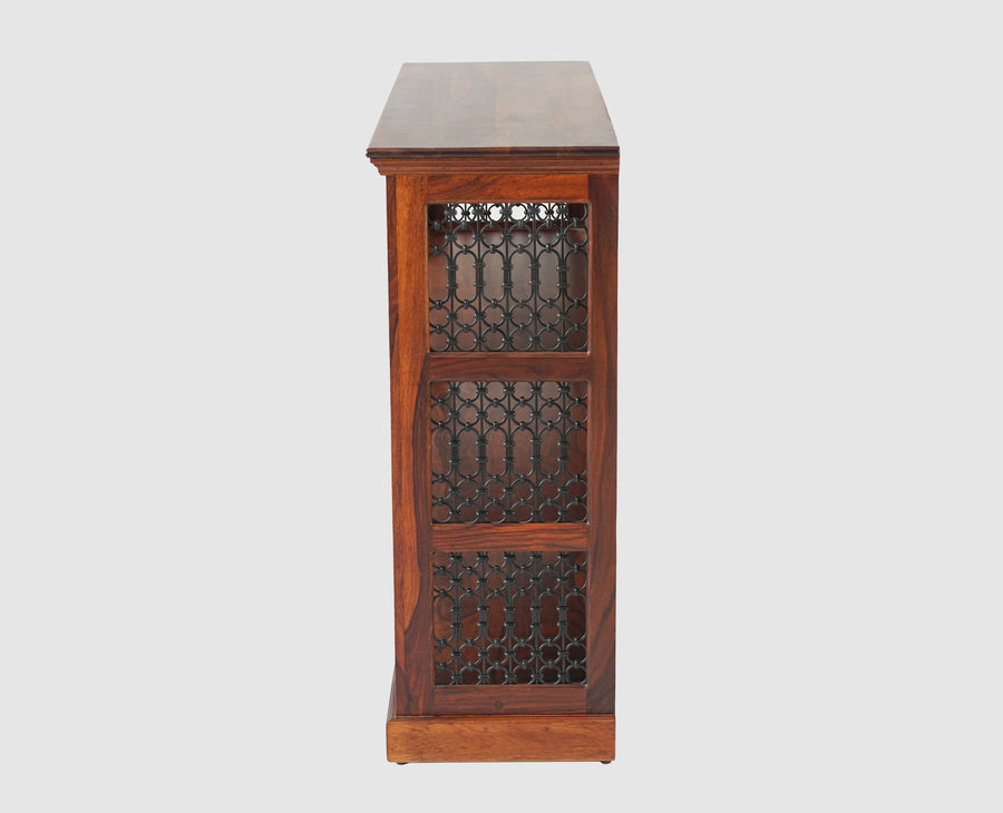 Sweden Sheesham Wood Open Bookshelve - Furniselan - Maple-Finish