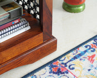 Sweden Sheesham Wood Open Bookshelve - Furniselan - Maple-Finish