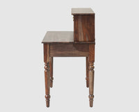 Belgium Solid Wood Study Table Furniselan - Grey-Finish