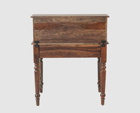 Belgium Solid Wood Study Table Furniselan - Grey-Finish