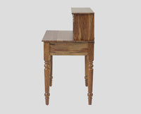 Belgium Solid Wood Study Table - Furniselan - Teak-Finish