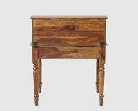 Belgium Solid Wood Study Table - Furniselan - Teak-Finish