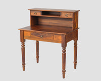 Belgium Solid Wood Study Table Furniselan - Maple-Finish
