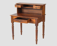 Belgium Solid Wood Study Table Furniselan - Maple-Finish