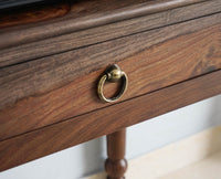 Belgium Solid Wood Study Table Furniselan - Grey-Finish