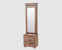 Adana Sheesham Wood Dressing Table Furniselan-Grey-Finish