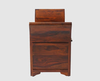 Abu Dhabi Solid Wood Box Storage Bench - Furniselan - Maple-Finish