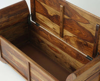 Abu Dhabi Solid Wood Box Storage Bench - Furniselan - Teak-Finish
