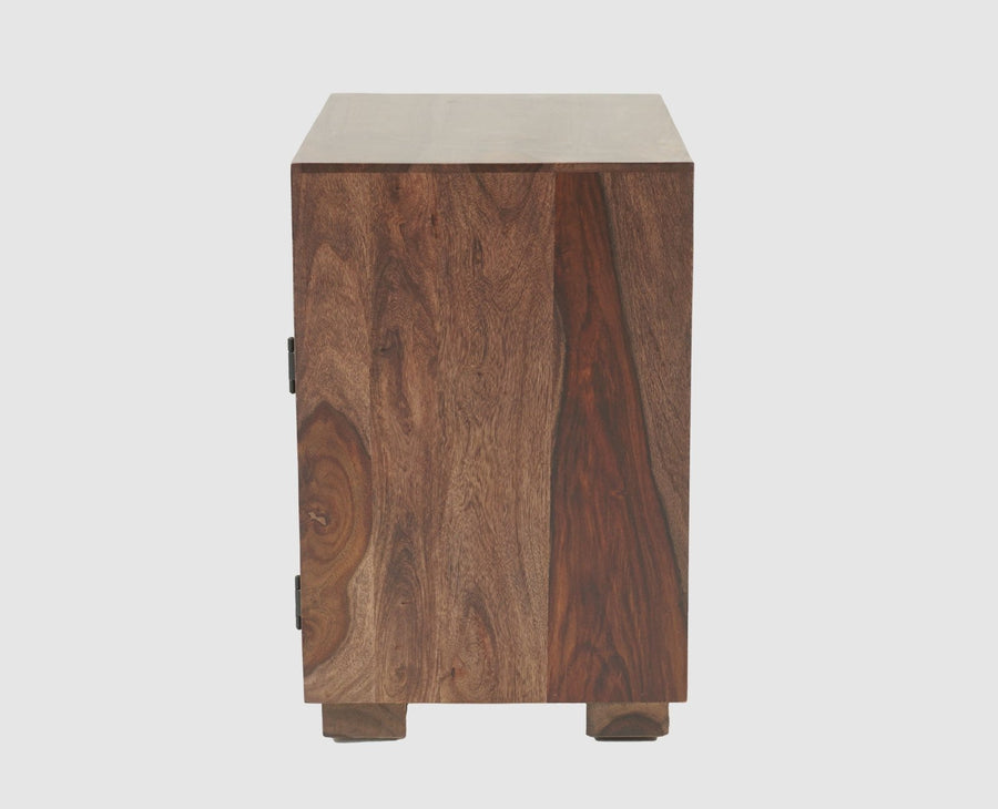 Accra Sheesham Wood Dressing Table - Furniselan-Grey-Finish 
