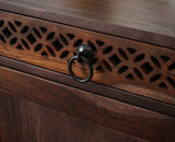 Accra Sheesham Wood Dressing Table - Furniselan-Grey-Finish