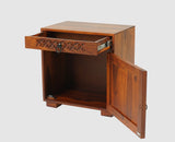 Accra Sheesham Wood Dressing Table - Furniselan-Maple-Finish
