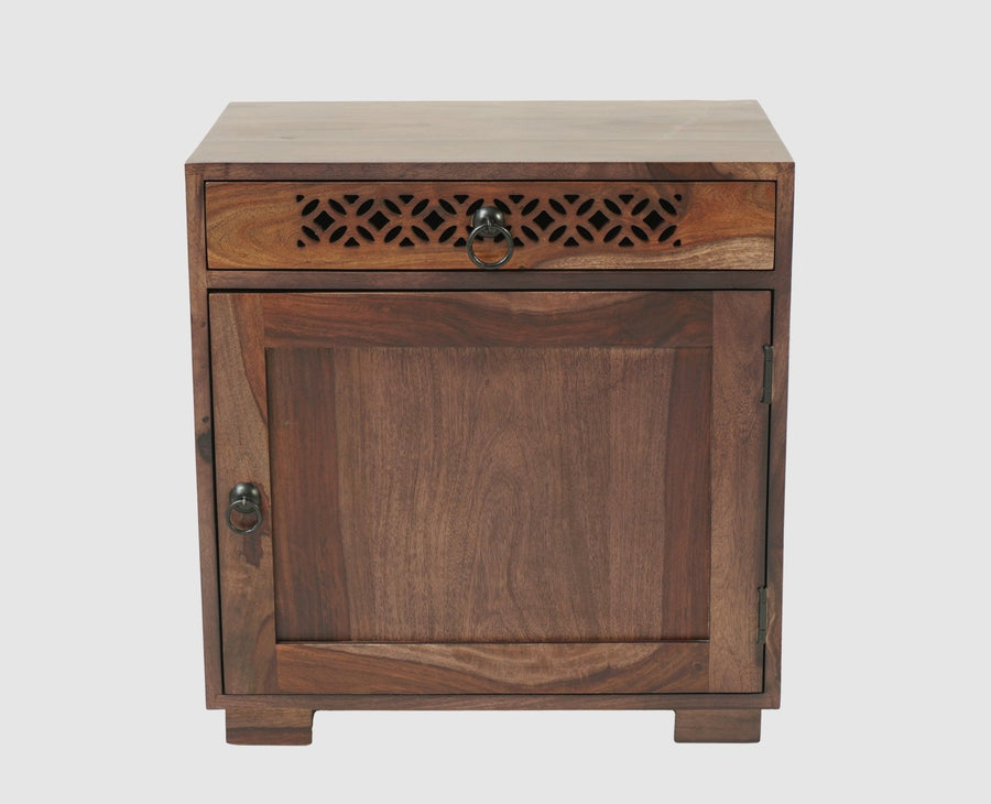Accra Sheesham Wood Dressing Table - Furniselan-Grey-Finish 