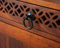 Accra Sheesham Wood Dressing Table - Furniselan-Maple-Finish