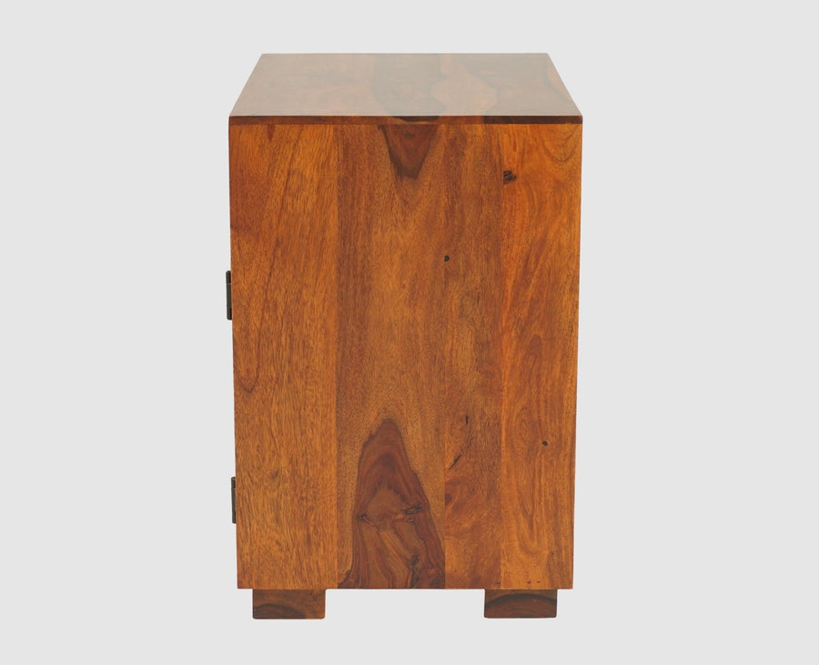 Accra Sheesham Wood Dressing Table - Furniselan-Maple-Finish