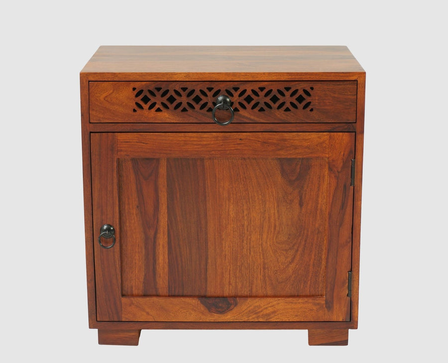 Accra Sheesham Wood Dressing Table - Furniselan-Maple-Finish