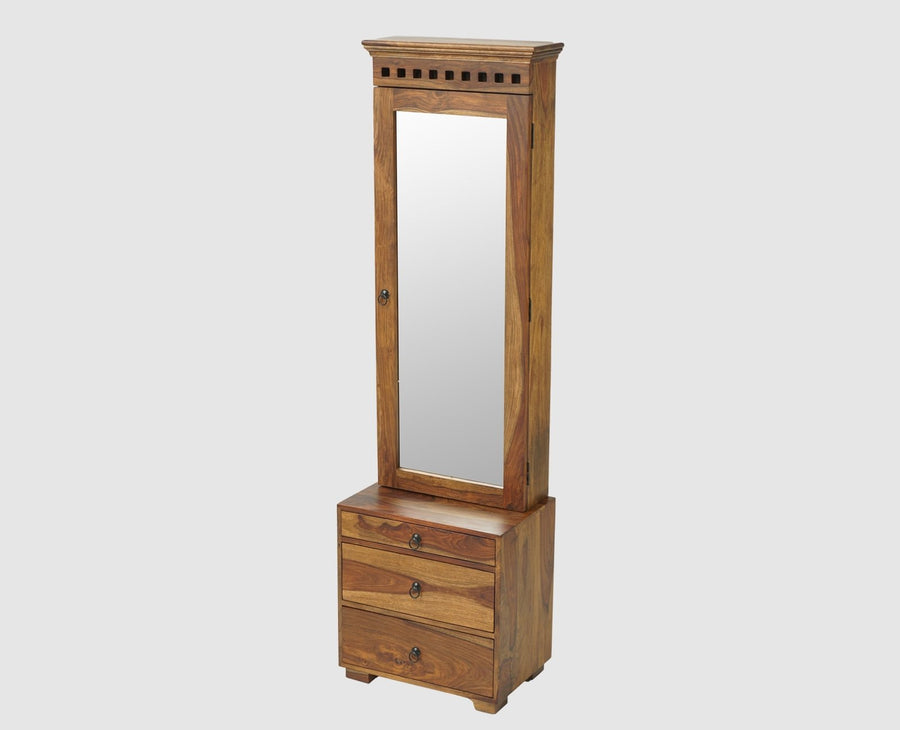 Adana Sheesham Wood Dressing Table - Furniselan-Teak-Finish