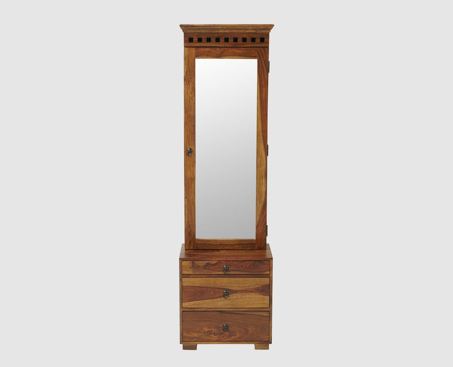 Adana Sheesham Wood Dressing Table - Furniselan-Teak-Finish