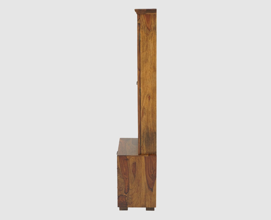 Adana Sheesham Wood Dressing Table - Furniselan-Teak-Finish