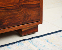 Adana Sheesham Wood Dressing Table - Furniselan-Maple-Finish