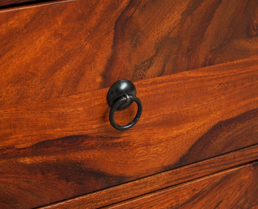 Adana Sheesham Wood Dressing Table - Furniselan-Maple-Finish