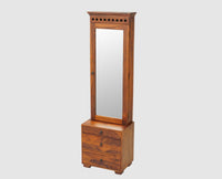 Adana Sheesham Wood Dressing Table - Furniselan-Maple-Finish