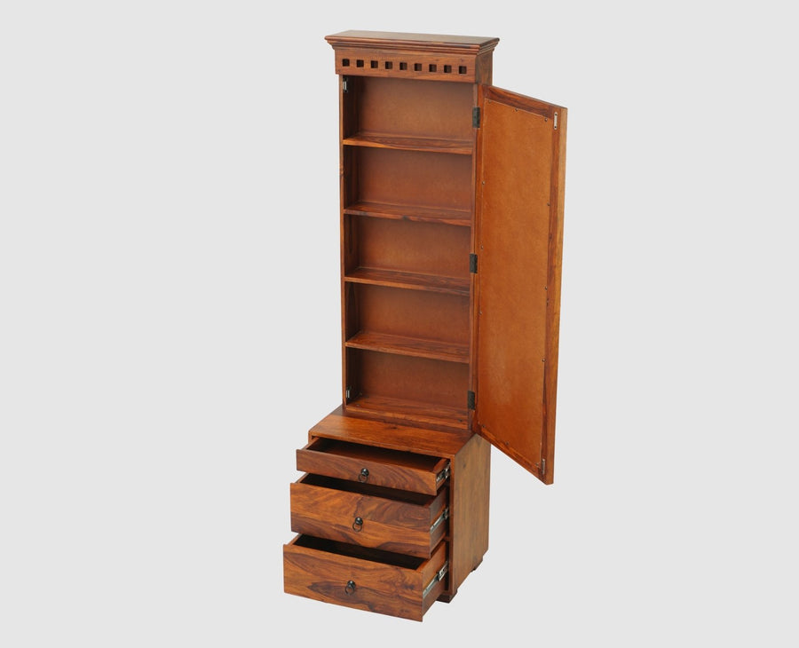 Adana Sheesham Wood Dressing Table - Furniselan-Maple-Finish
