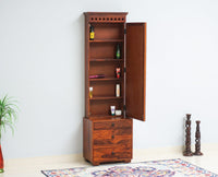 Adana Sheesham Wood Dressing Table - Furniselan-Maple-Finish