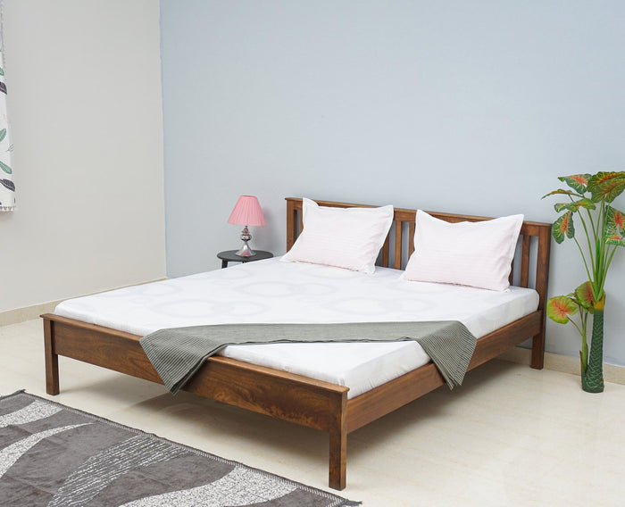 Adelaide Solid Wood King Size Bed - Furniselan