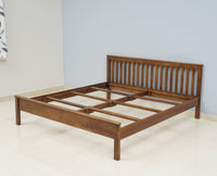 Adelaide Solid Wood King Size Bed - Furniselan-Teak-Finish