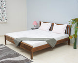 Adelaide Solid Wood King Size Bed - Furniselan-Teak-Finish