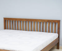 Adelaide Solid Wood King Size Bed - Furniselan-Teak-Finish